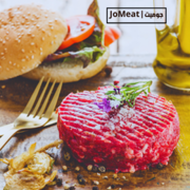 بوكس برجر اللحم عجل 8 قطع بوزن 90 غرام للحبه